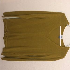 Women's mustard yellow sweater